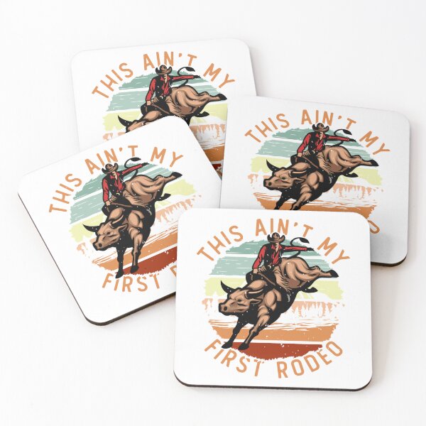 Item preview, This Ain_t My First Rodeo Cool Retro Bull Riding Rodeo Lover Bull Rider Country Vintage Western designed and sold by shirtivestoredd.