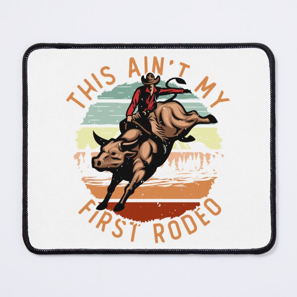 Item preview, This Ain_t My First Rodeo Cool Retro Bull Riding Rodeo Lover Bull Rider Country Vintage Western designed and sold by shirtivestoredd.