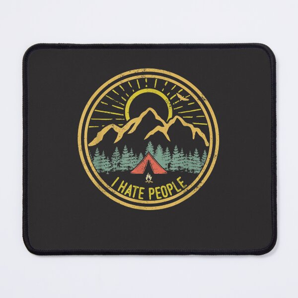 Item preview, I Hate People Camping Retro Funny Camp Lovers designed and sold by DrewMurazik.