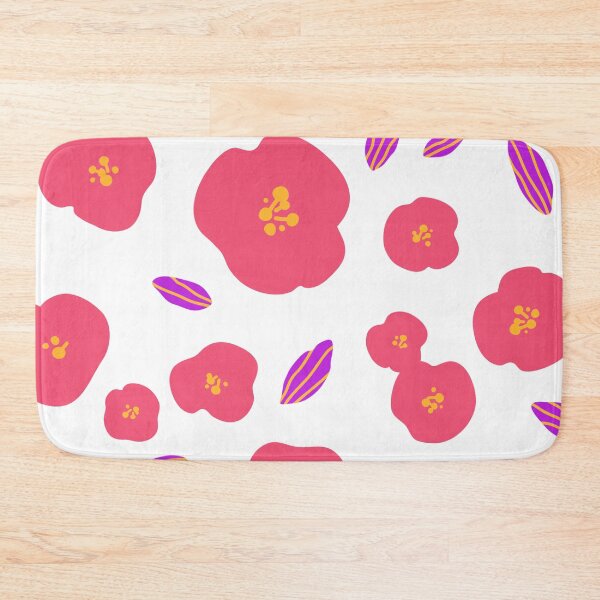 Item preview, Organic Pink Violet Flowers Leaves designed and sold by risingrocket.