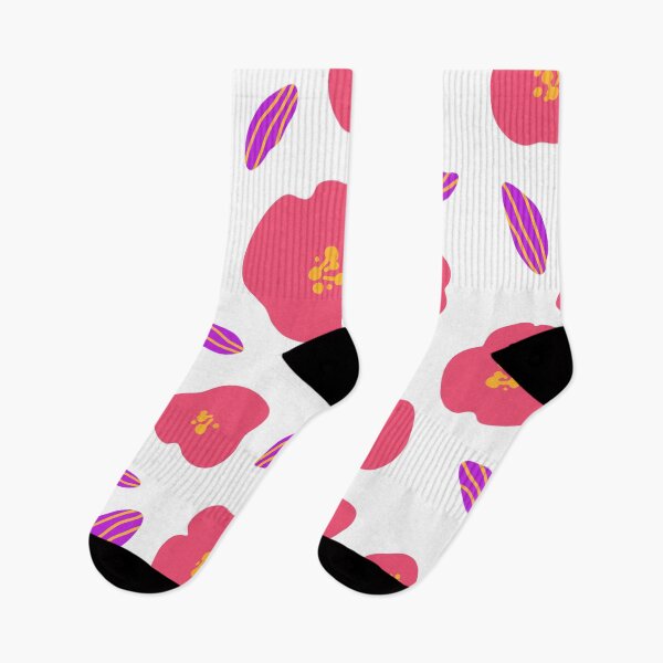 Item preview, Organic Pink Violet Flowers Leaves designed and sold by risingrocket.
