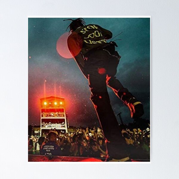 cactus jack トラビススコット ポスター Music Poster of Travis Scott