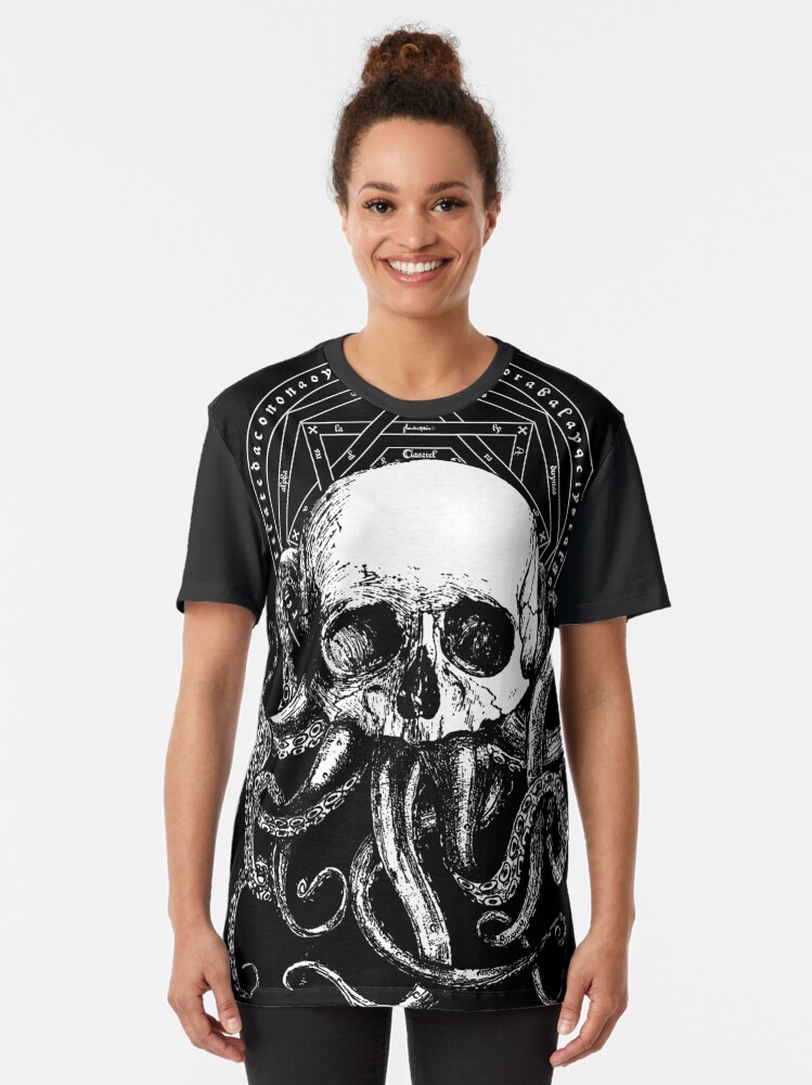 Alternate view of Pieces of Cthulhu Graphic T-Shirt
