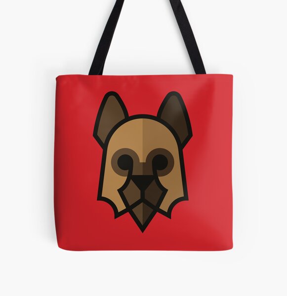 German Shepherd All Over Print Tote Bag