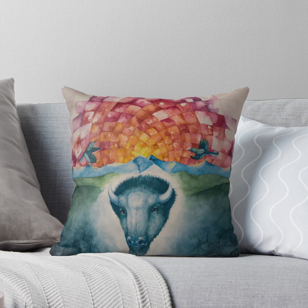 Item preview, Throw Pillow designed and sold by Psillygoose.