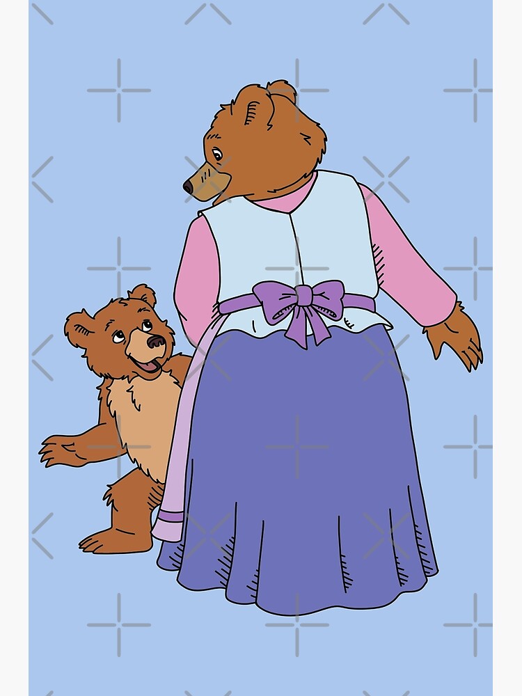 "Little Bear with mother fan art" Poster for Sale by Ethereal-Enigma