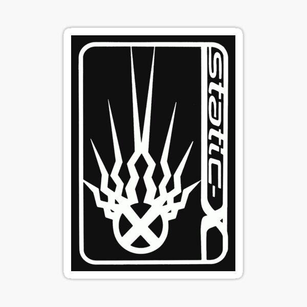 " Static X" Sticker for Sale by wlambol2w Redbubble