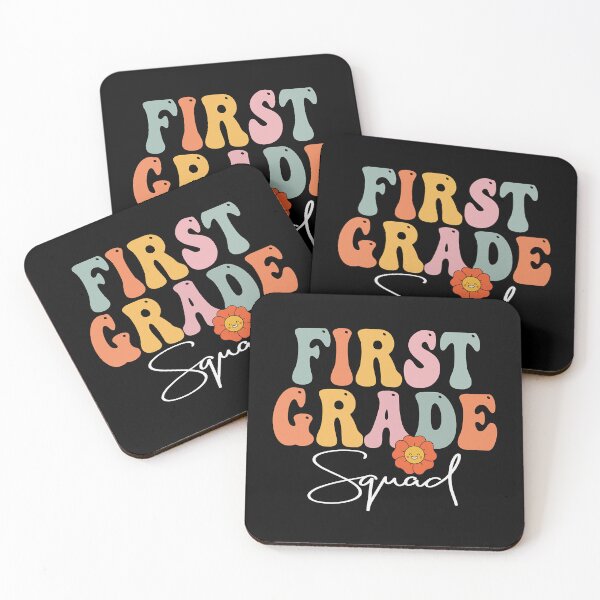 Item preview, First Grade Squad Retro Groovy Vintage First Day Of School designed and sold by colesabrina88.