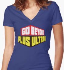 Go Beyond! Plus Ultra! Women's Fitted V-Neck T-Shirt