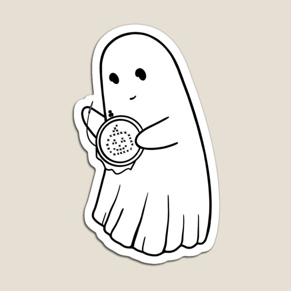 Item preview, Cross stitch ghost designed and sold by charlieroses.