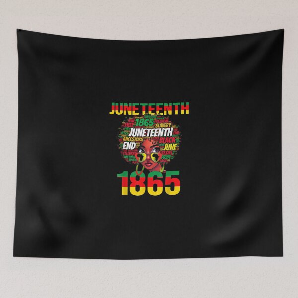 Item preview, Juneteenth Celebrating 1865 Afro Black Girl Kids Toodlers T-Shirt designed and sold by BlustRudeger.