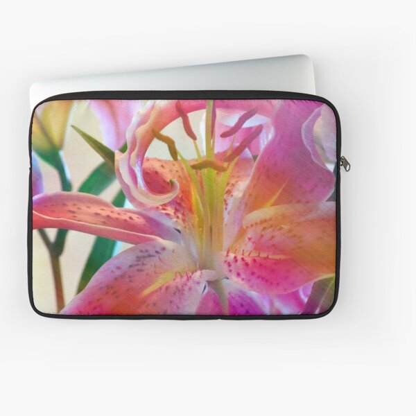 Item preview, Textured Pink Lilies designed and sold by Marilyn Harris.