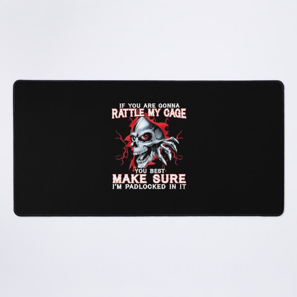 Item preview, If you are gonna rattle my cage danger sign enough free freedom designed and sold by elizabethdawnn.