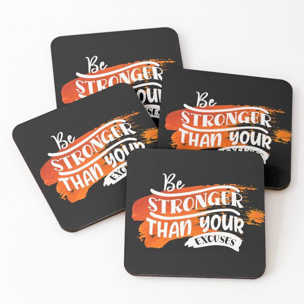 Item preview, Be stronger than your excuses designed and sold by RebeccaRe.