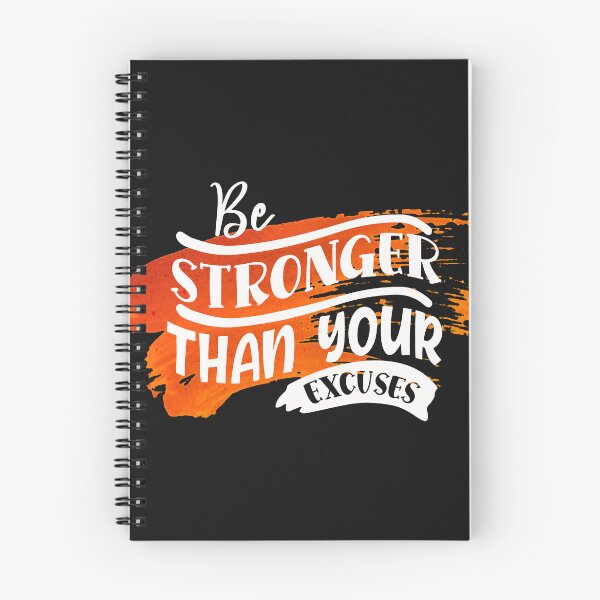 Item preview, Be stronger than your excuses designed and sold by RebeccaRe.