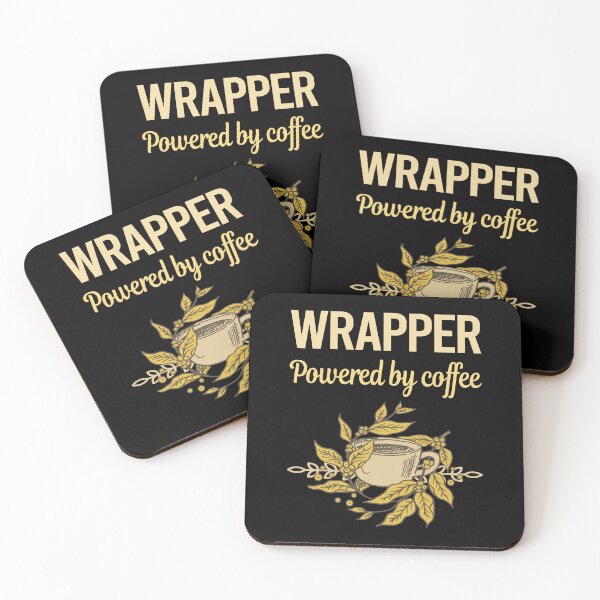 Item preview, Powered By Coffee Wrapper designed and sold by cossinulsesj.