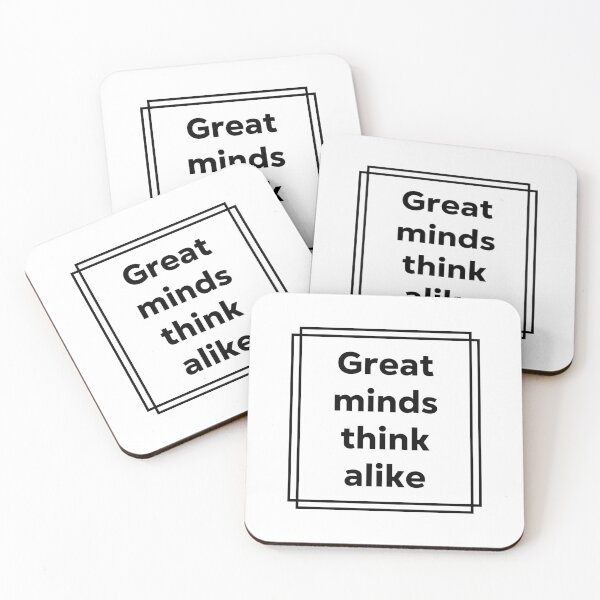 Item preview, Great minds think alike. designed and sold by 1Lio.