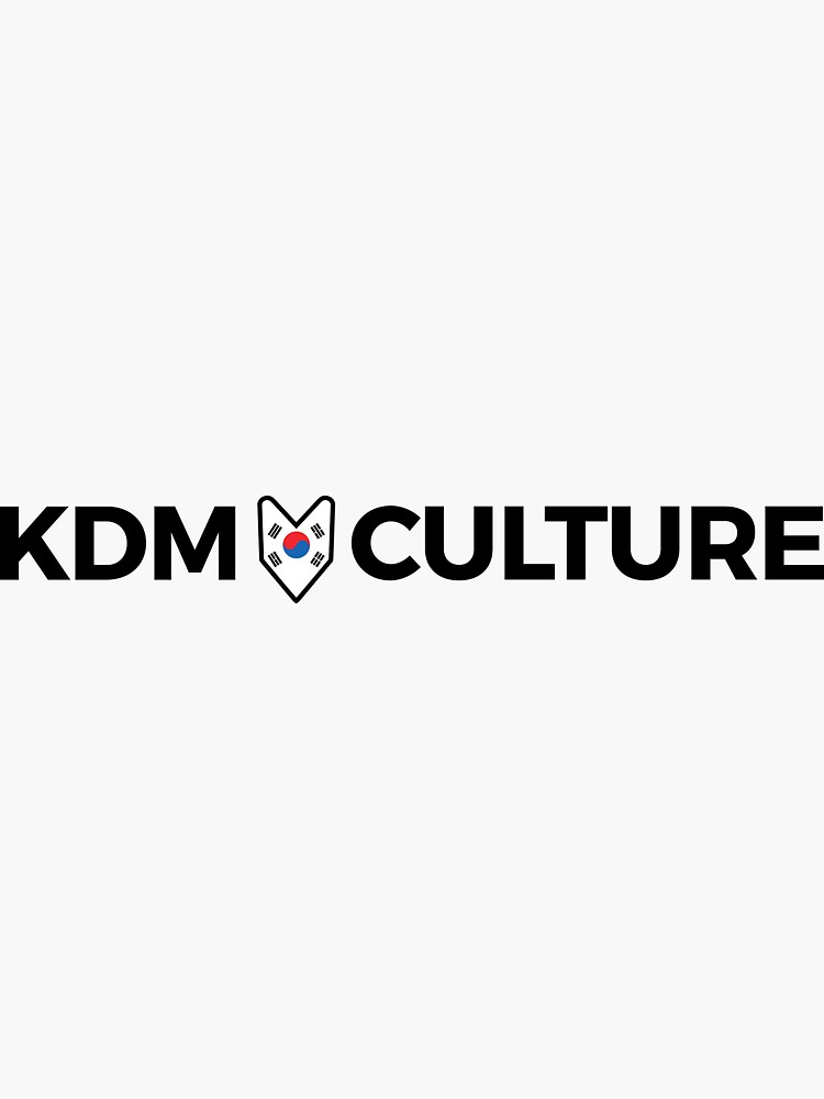 "KDM Culture" Sticker for Sale by kosmonaut- | Redbubble