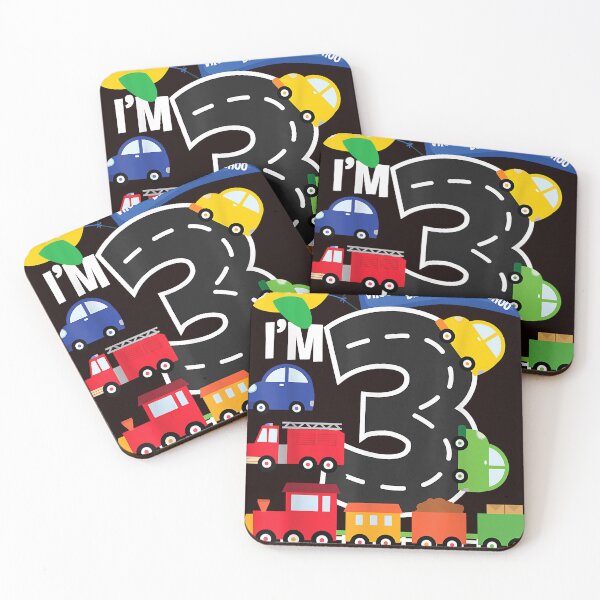 Item preview, Transportation 3rd Birthday Airplane Cars Fire Truck Train  designed and sold by ALLISONCASTL.