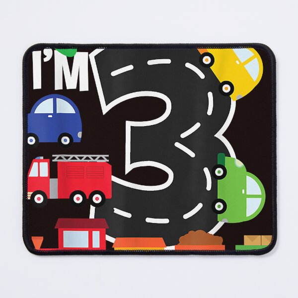 Item preview, Transportation 3rd Birthday Airplane Cars Fire Truck Train designed and sold by ALLISONCASTL.