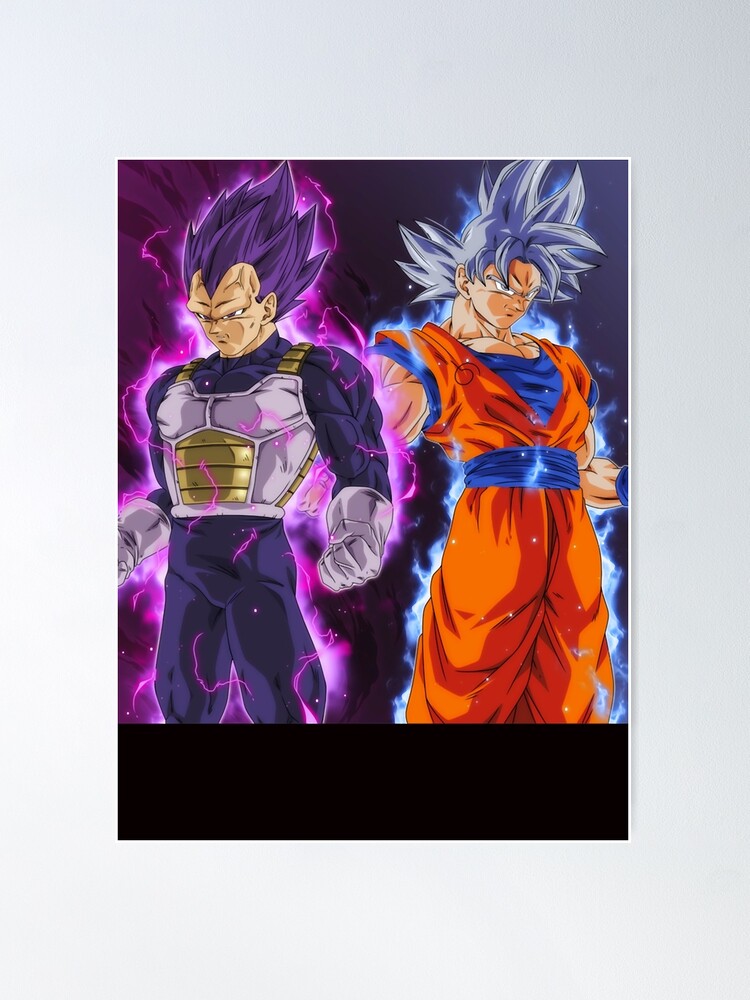 YourCanvas, Goku Ultra Instinct x Vegeta Ssj Blue, Dragon Ball Z, Super  Anime