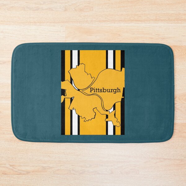 Item preview, Pittsburgh City Map Team Colors Shirts s   designed and sold by Hyusein.