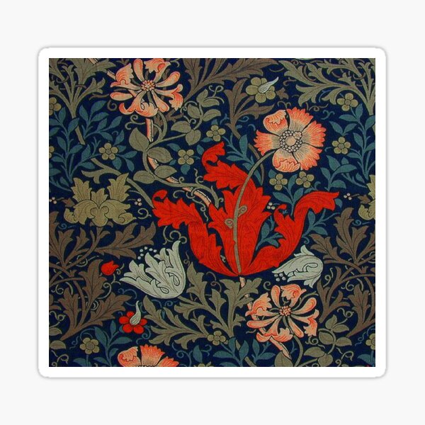 William Morris Compton Sticker