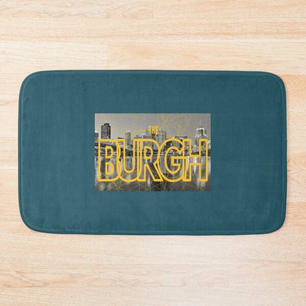Item preview, Pittsburgh City Skyline Burgh Geometric Print   designed and sold by Hyusein.