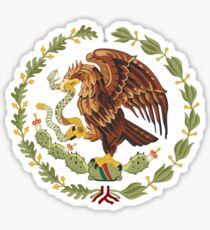 Mexican Eagle And Snake Sticker
