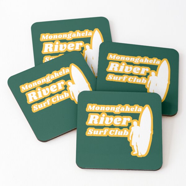 Item preview, Pittsburgh Monongahela River Surf Club Retro Shirts s Gifts   designed and sold by Hyusein.
