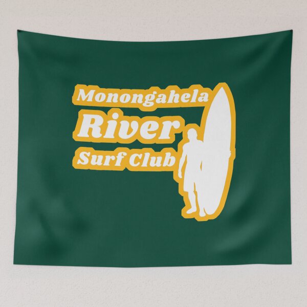 Item preview, Pittsburgh Monongahela River Surf Club Retro Shirts s Gifts   designed and sold by Hyusein.