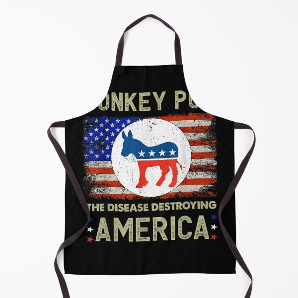 Item preview, Donkey Pox The Disease Destroying America Usa Flag Donkeypox  designed and sold by scirarmav.