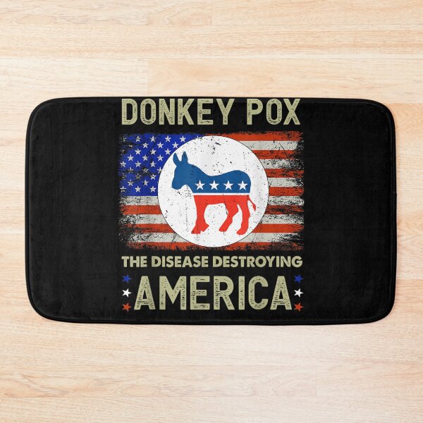Item preview, Donkey Pox The Disease Destroying America Usa Flag Donkeypox  designed and sold by scirarmav.