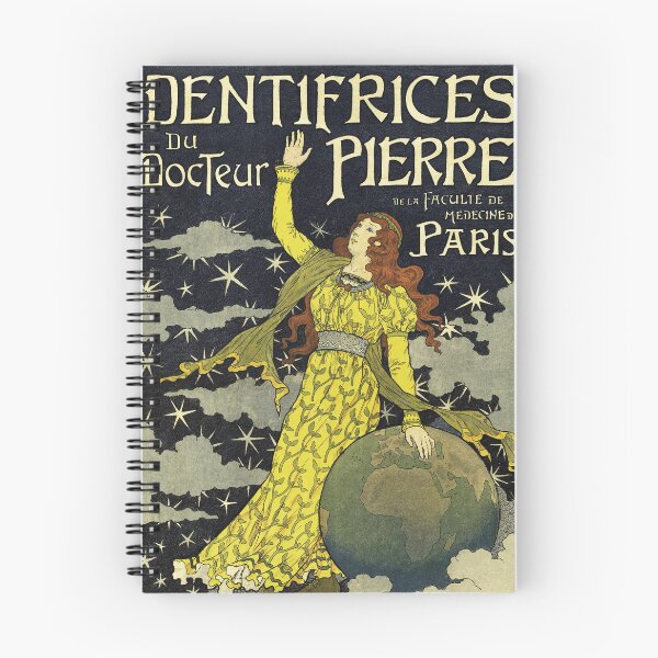 Item preview, DENTIFRICES Du Docteur PIERRE PARIS Toothpaste 1893 Vintage Art Nouveau Poster designed and sold by retroposters.