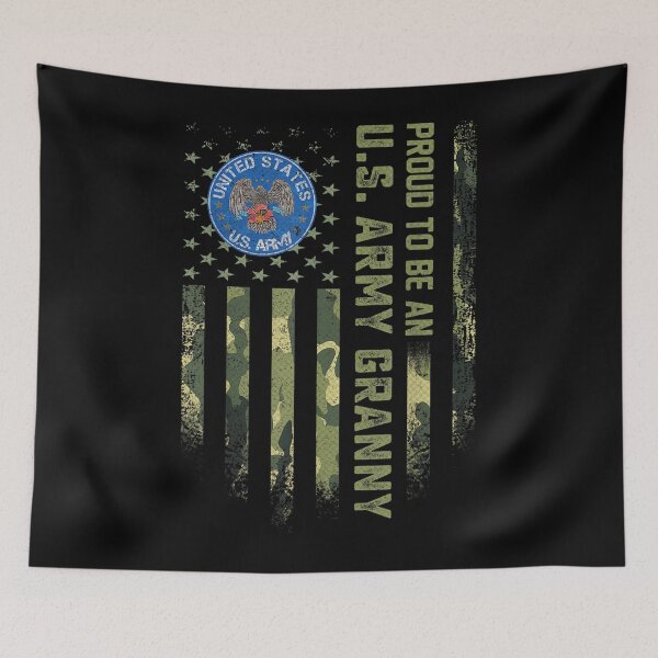 Item preview, Vintage Usa Flag Proud To Be An Us Army Veteran Granny  designed and sold by judyufmi.