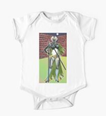 Digital Fantasy Figure Illustration: Cat's Eyes One Piece - Short Sleeve