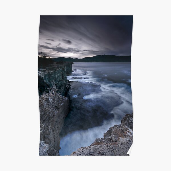 Dusk on Tasman Coast Poster