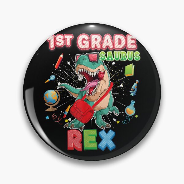 Artikelvorschau, Saurus-Dinosaurier T Rex der 1. Klasse zurück zum ersten Schulkind entworfen und verkauft von scirarmav.