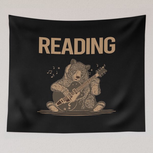 Item preview, Bear With Guitar Reading designed and sold by hurseslossb.