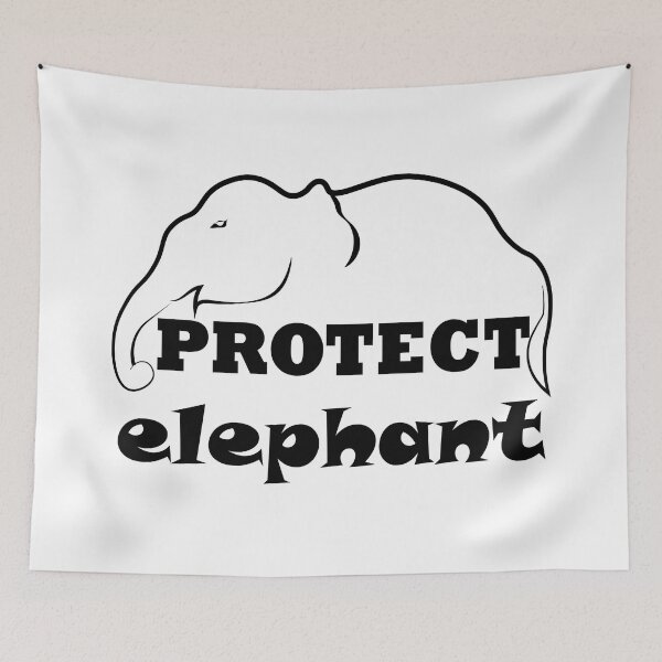 Item preview, protect Elephants - Elephant designed and sold by PraArts2002.