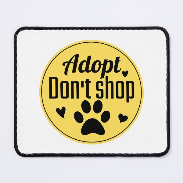 Item preview, Adopt don't shop animal activist designed and sold by Justtrendytees.