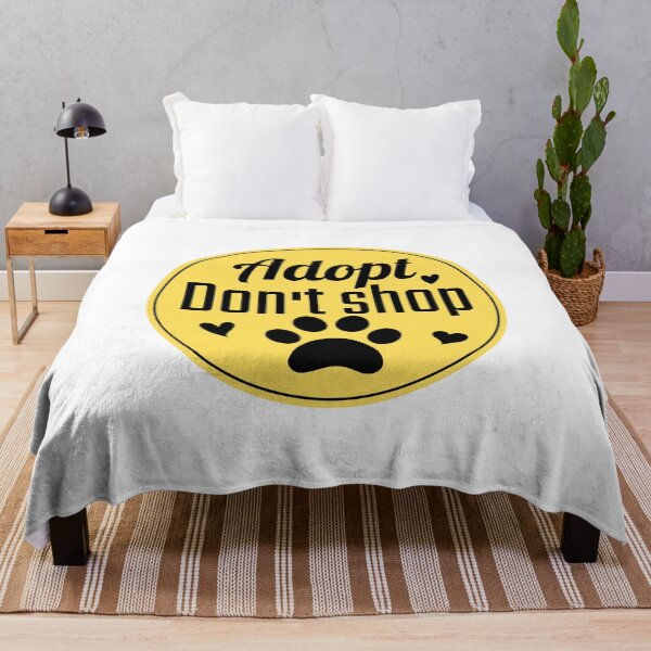 Item preview, Adopt don't shop animal activist designed and sold by Justtrendytees.