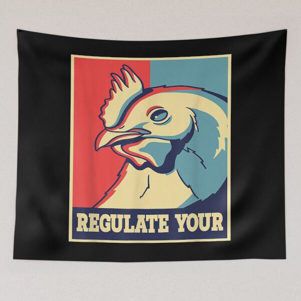 Item preview, Chicken Rooster Reproductive Rights Feminist  designed and sold by judyufmi.