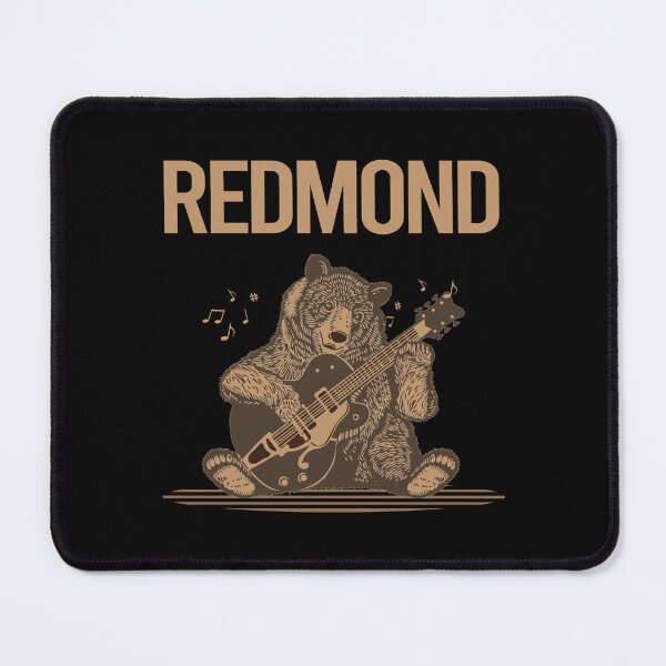 Item preview, Bear With Guitar Redmond designed and sold by hurseslossb.