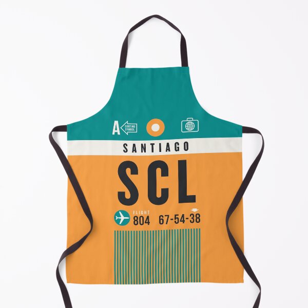 Item preview, Luggage Tag A - SCL Santiago Airport Chile designed and sold by VoodooCircus.
