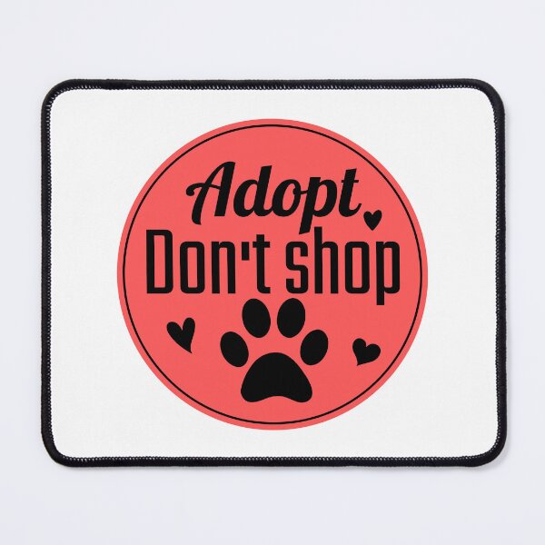 Item preview, Adopt don't shop animal activist designed and sold by Justtrendytees.