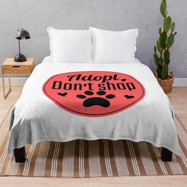 Item preview, Adopt don't shop animal activist designed and sold by Justtrendytees.