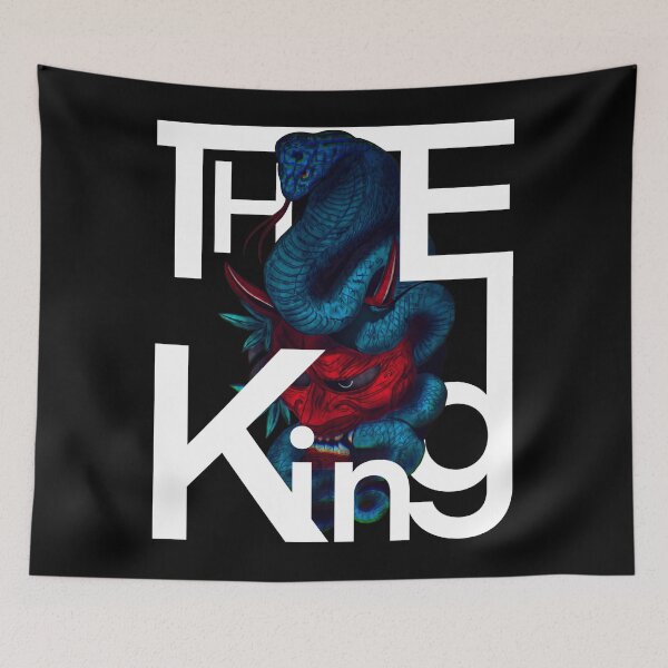 Item preview, The king.king Cobra with Skull, Ghost, red Devil white text. designed and sold by EWIKA By Ekawit.