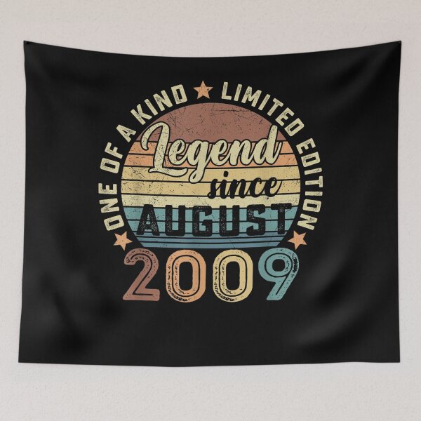 Item preview, Legend Since August 2009 13th Bday Gift 13 Years Old Boys  designed and sold by judyufmi.