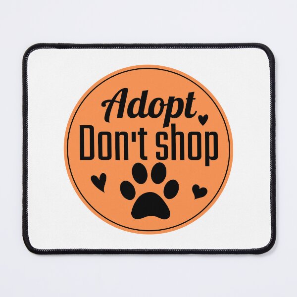 Item preview, Adopt don't shop animal activist designed and sold by Justtrendytees.